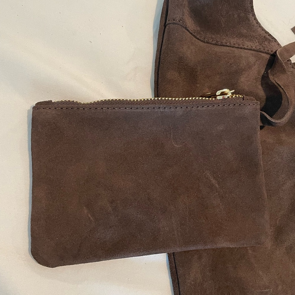 Cheval Firenze Chocolate Brown Suede Hobo - Picture 5 of 5